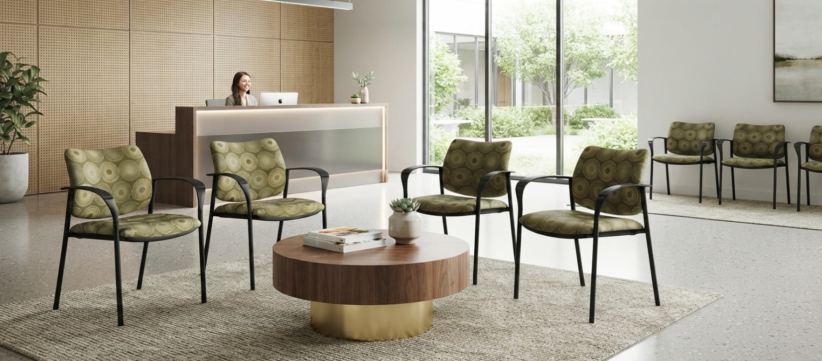 Sidero Patterned Guest Chair