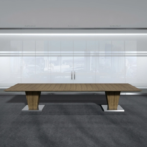 Tempezo Meeting Tables Series Walnut Conference