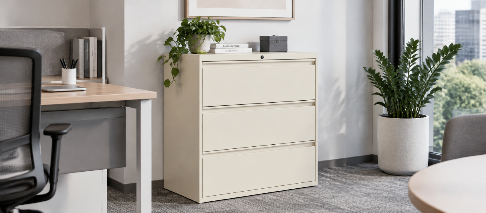 Three Drawer Lateral File Cabinet