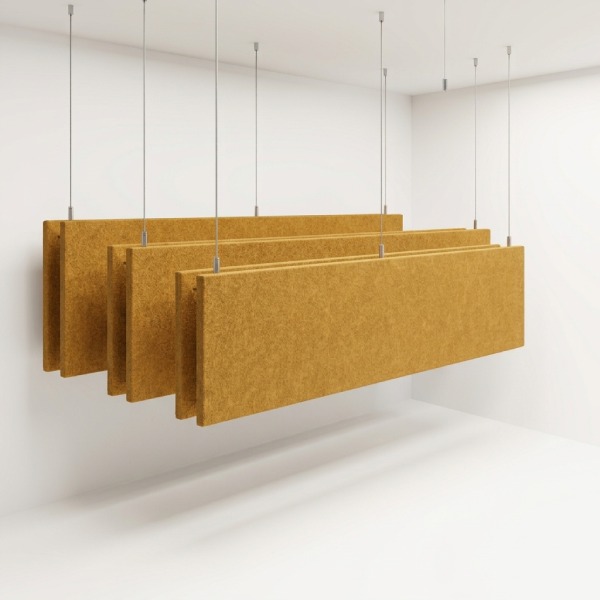 Truss Felt Ceiling Baffle - Gold Sand
