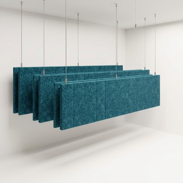 Truss Felt Ceiling Baffle - Ocean