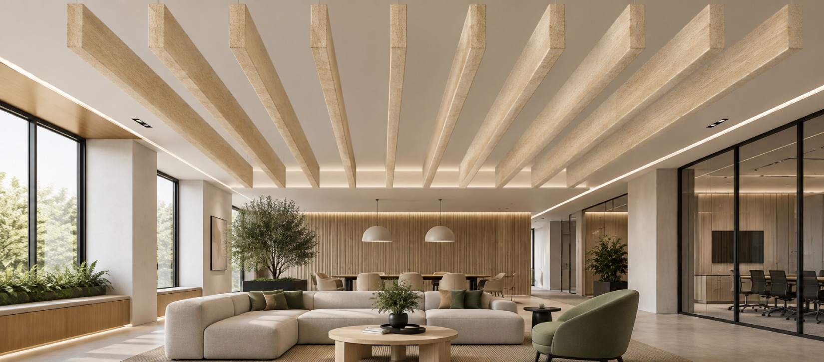 Truss Felt Ceiling Baffle - Plywood-banner