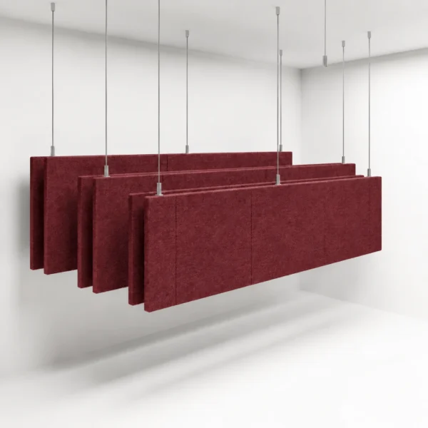 Truss Felt Ceiling Baffle - Wine