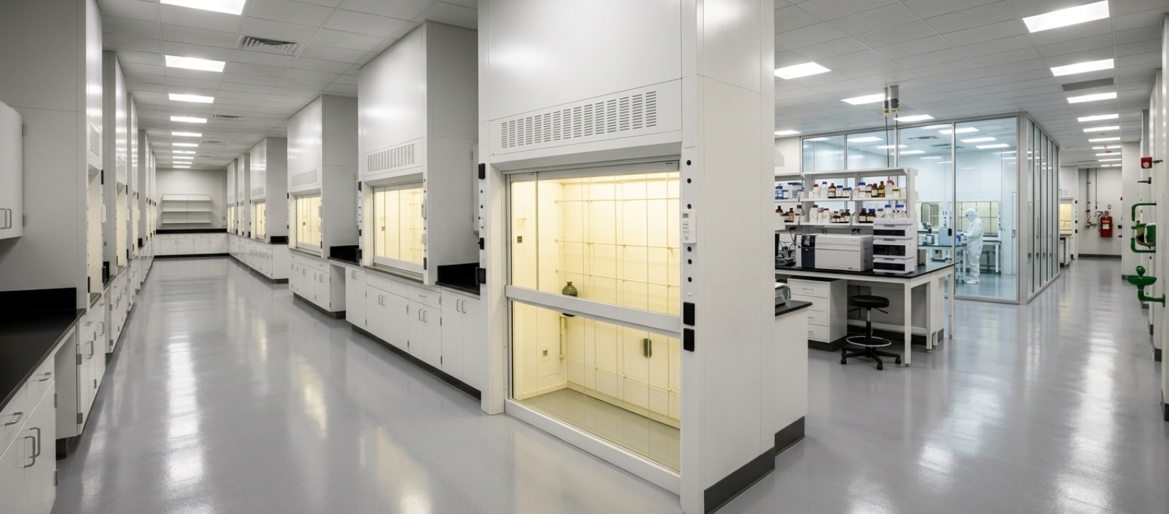Walk-In Laboratory Fume Hood Enclosure