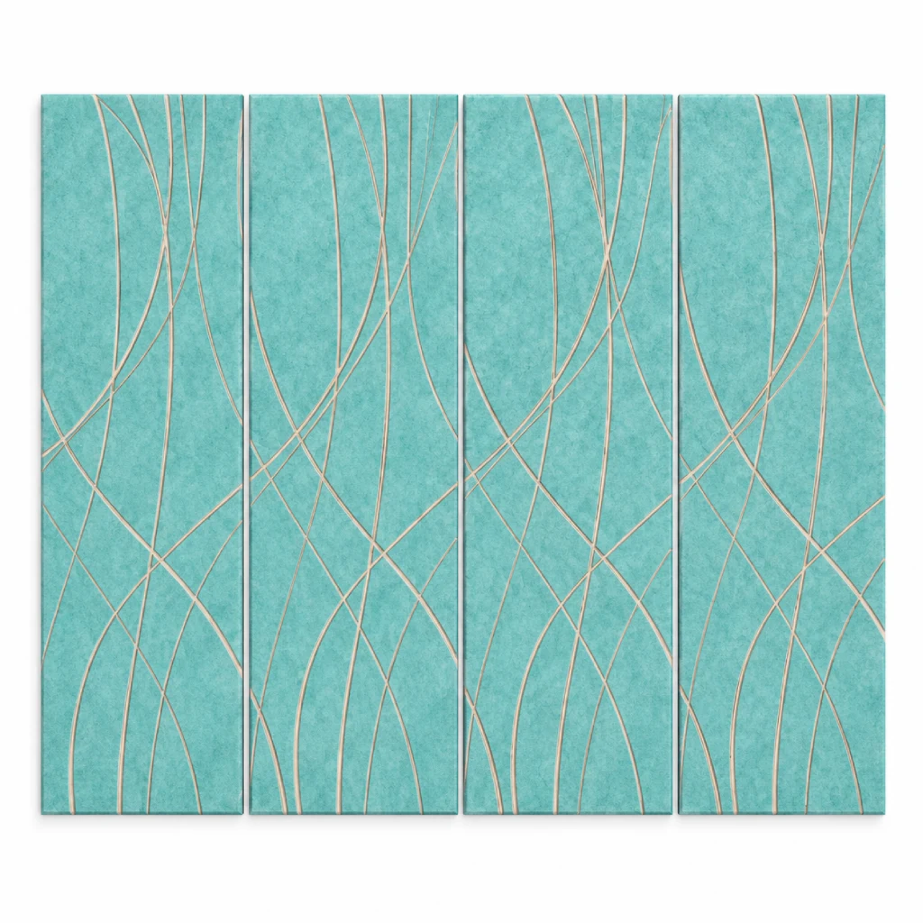 Weave Felt Wall Panels - Assured Marble
