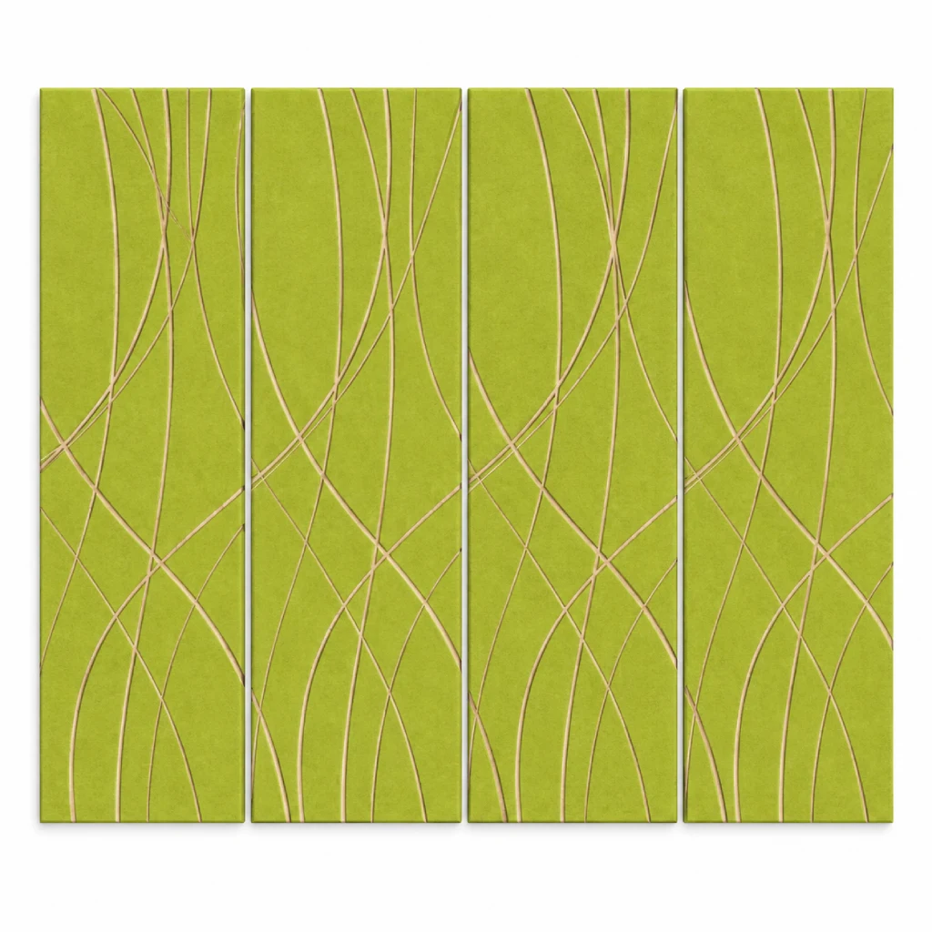 Weave Felt Wall Panels - Avocado