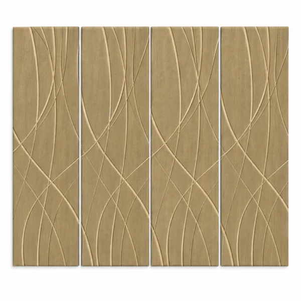 Weave Felt Wall Panels - Italian Walnut