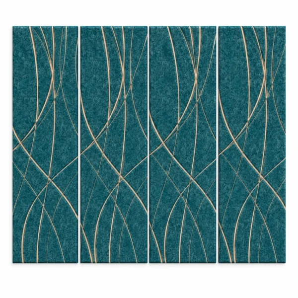 Weave Felt Wall Panels - Ocean