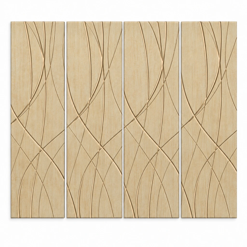 Weave Felt Wall Panels - Plywood