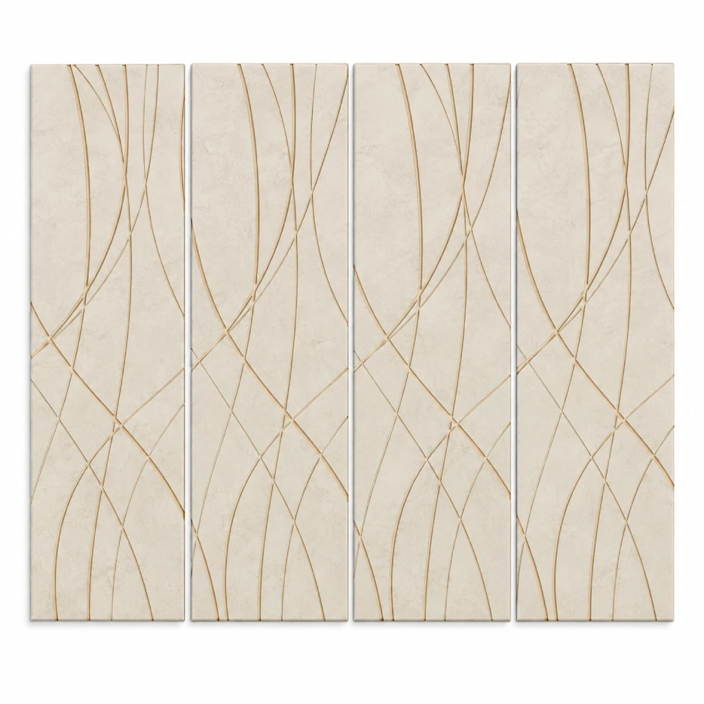 Weave Felt Wall Panels - Sand