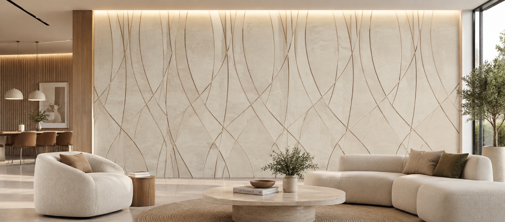 Weave Felt Wall Panels - Sand