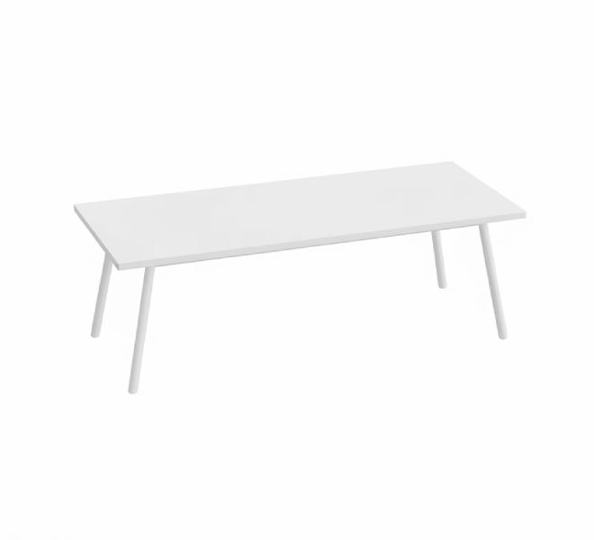 Wind Modern Rectangular Table with Angled Legs