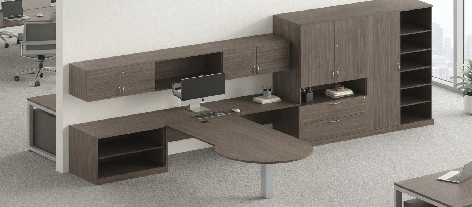 Zira Contemporary Laminate Desk ZRA505L