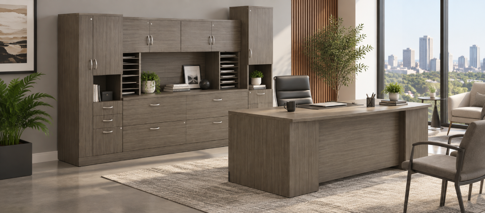 Zira Contemporary Laminate Desk - Zira Typical ZRA503R