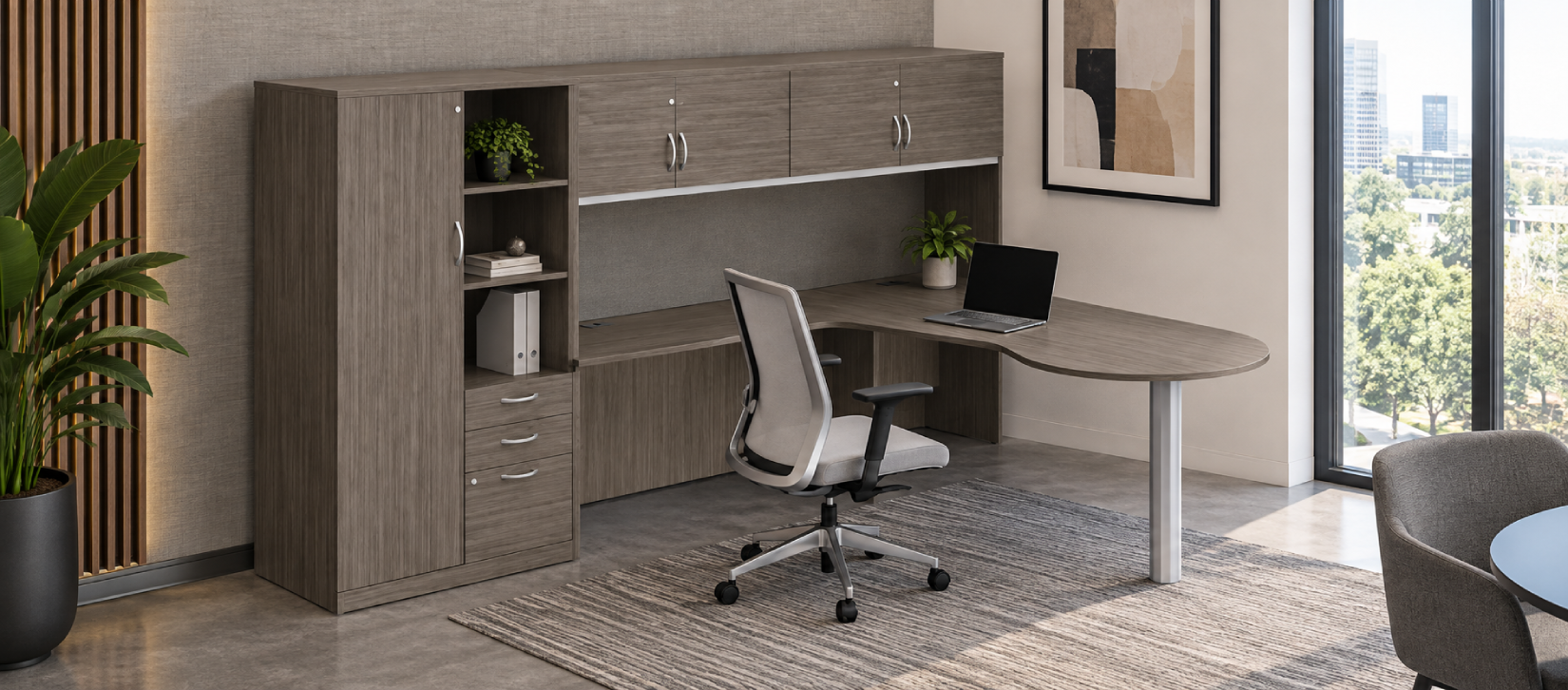 Zira Contemporary Laminate Desk - Zira Typical ZRA507R