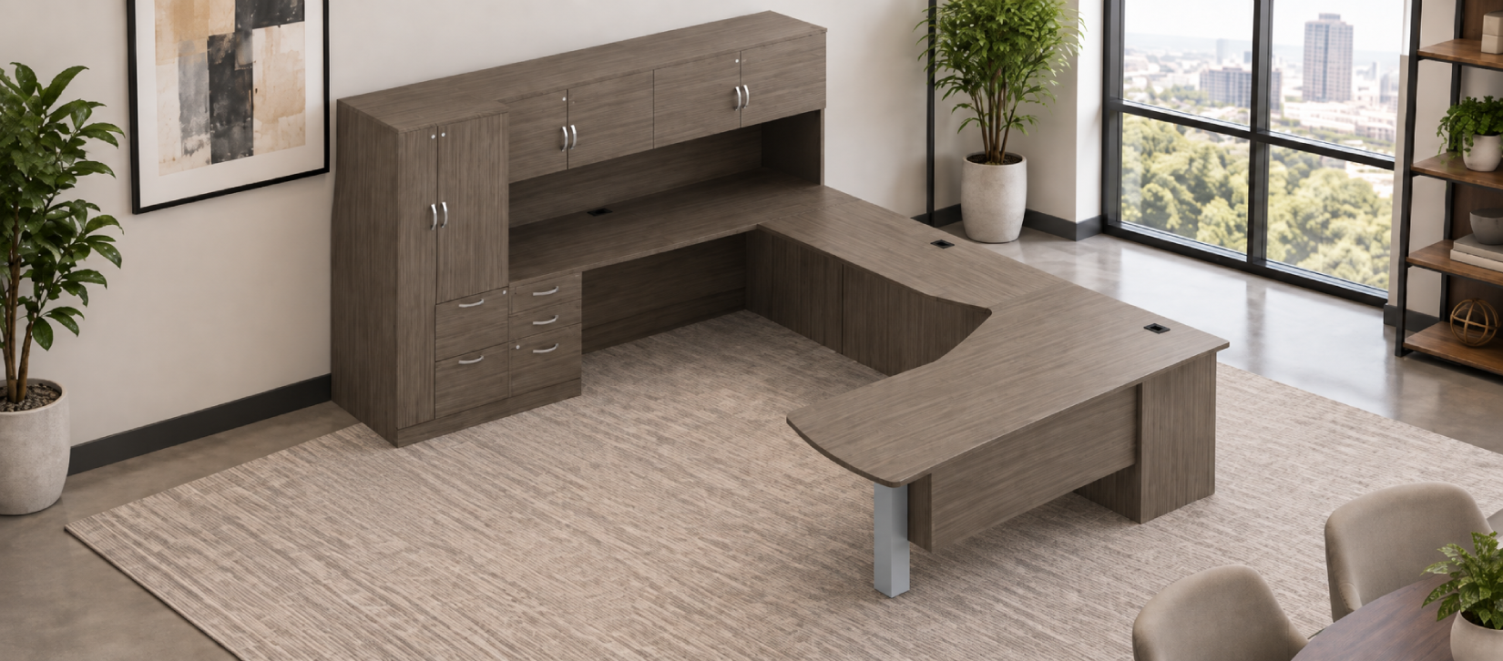 Zira Contemporary Laminate Desk - Zira Typical ZRA508R
