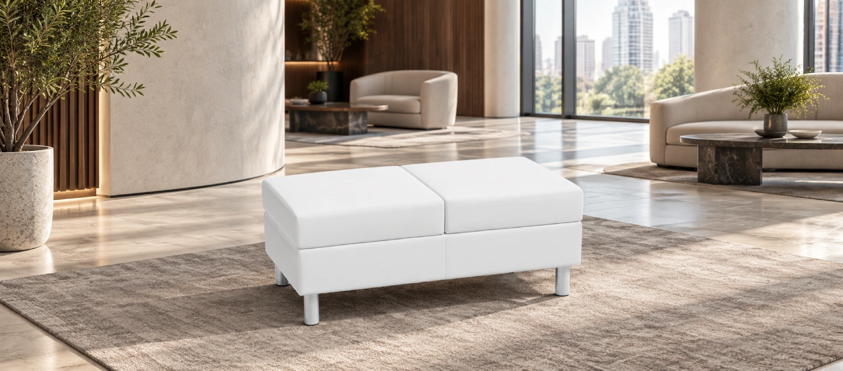 Global Citi Square Two Seat Bench-hero