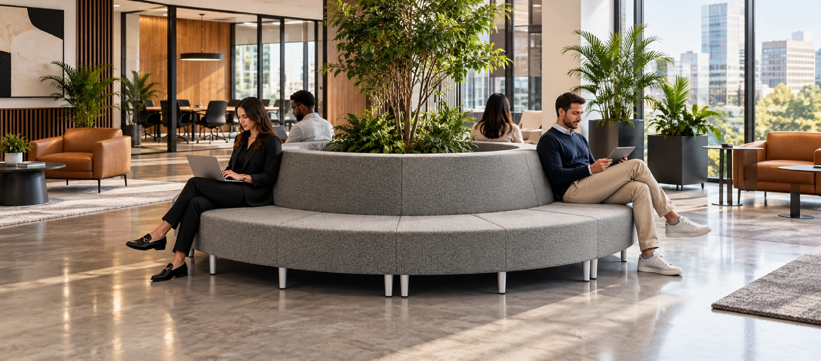 Global River™ Circular Modular Lounge Seating