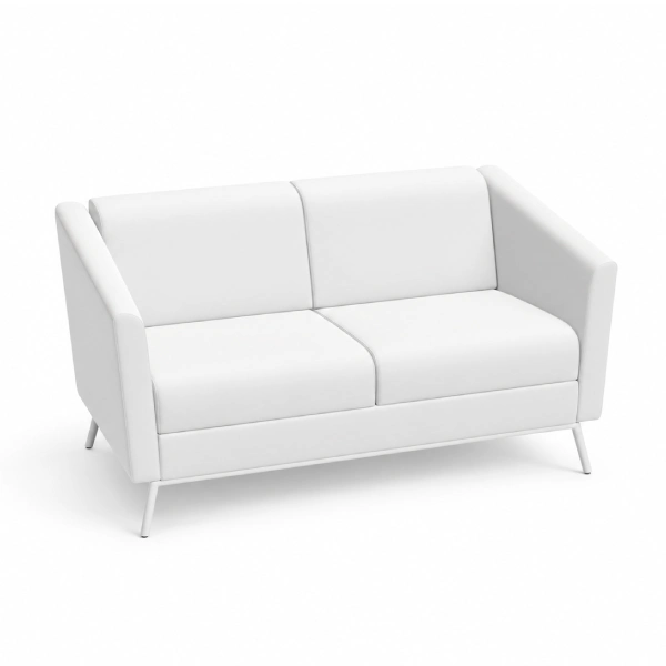 Global Wind Two Seat Sofa Metal Legs