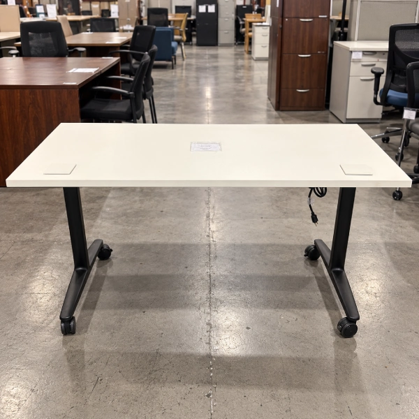 Used Mobile Training Table, Laminate Top