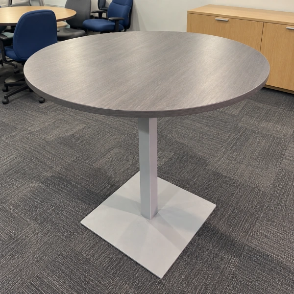 Used Round Conference Table, Pedestal Base-product