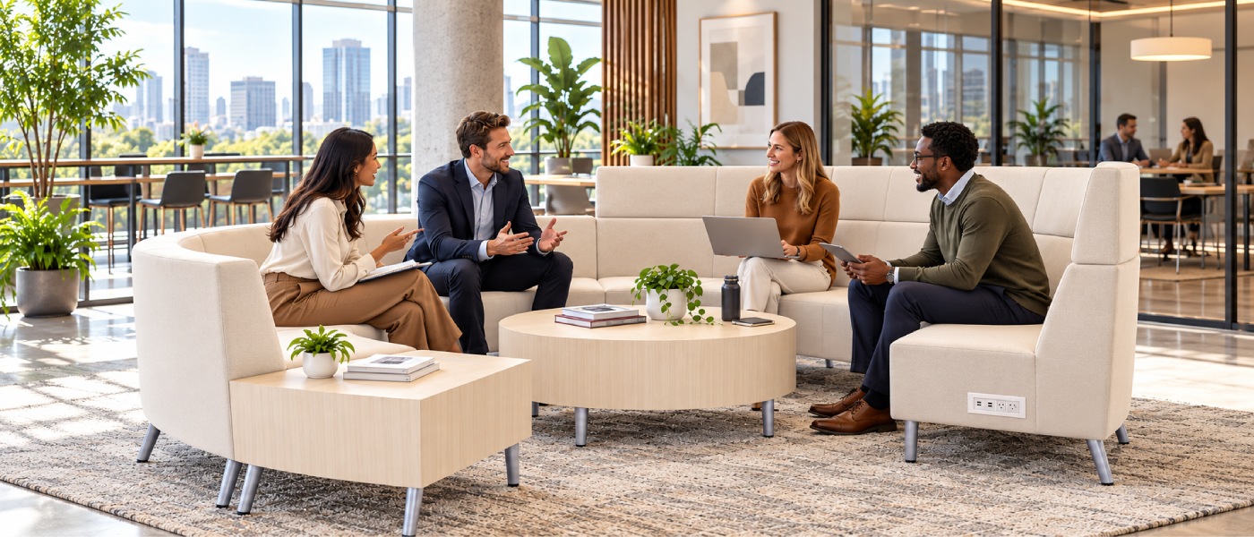Comfortable and Modern Office Lounge Seating